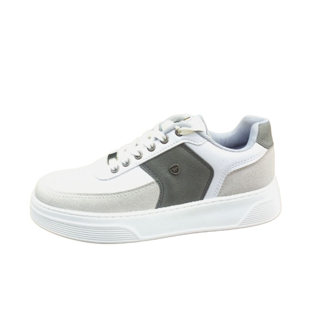 White and Gray Casual Sneaker