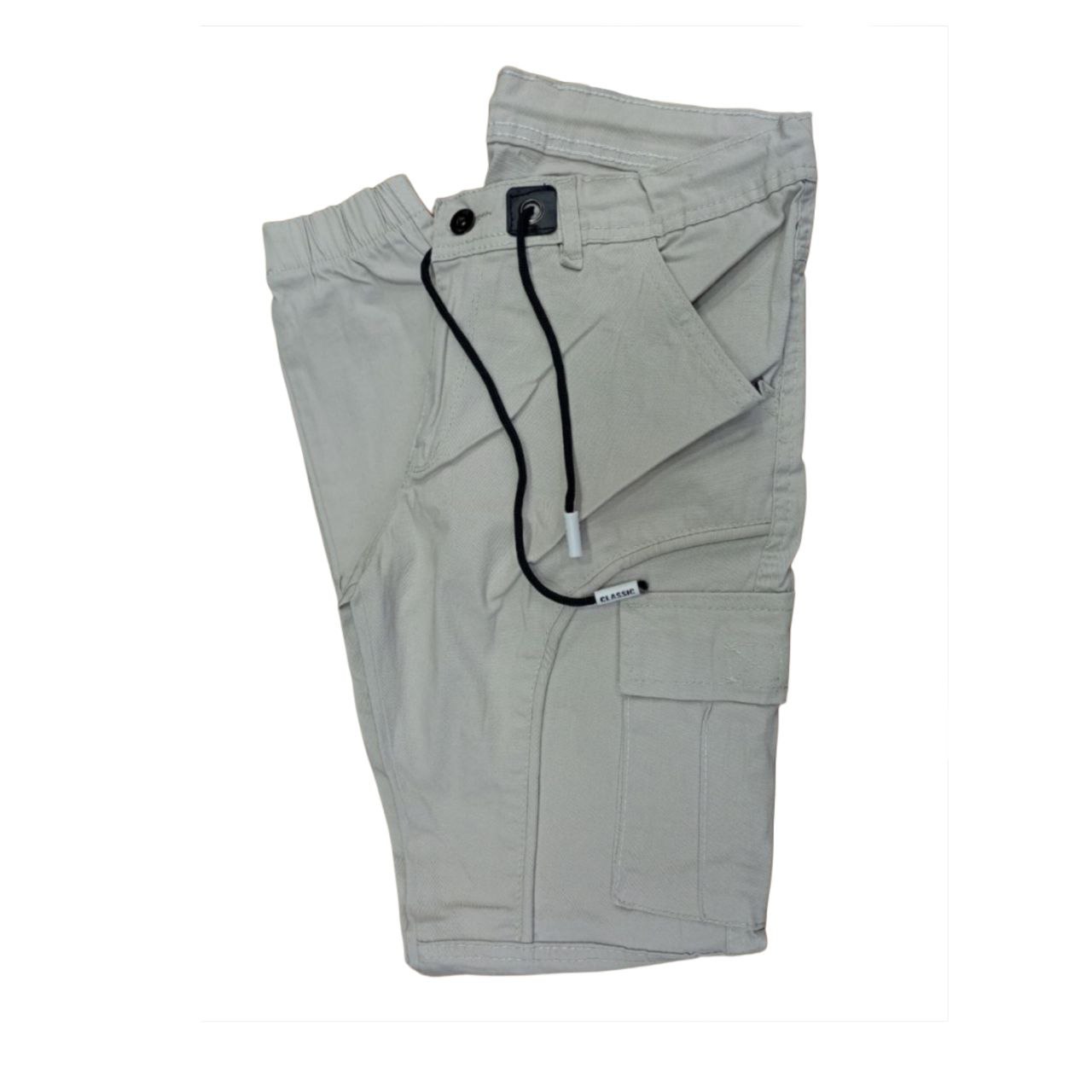 Beige Cargo Pants