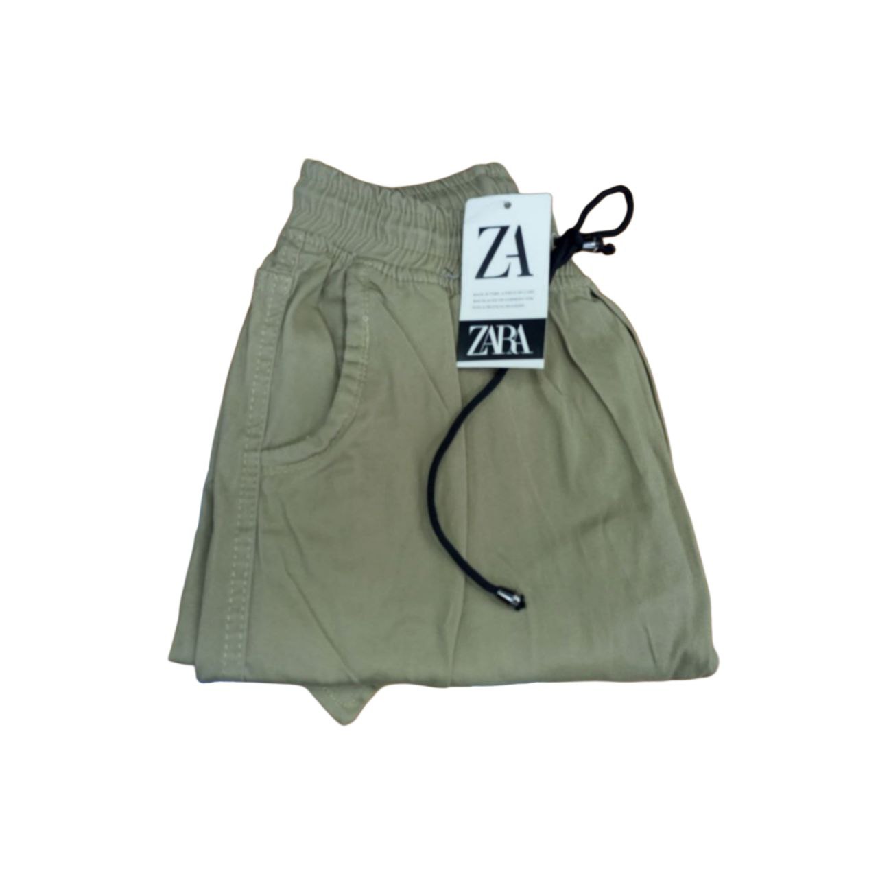 Men's khaki cargo jogger pants