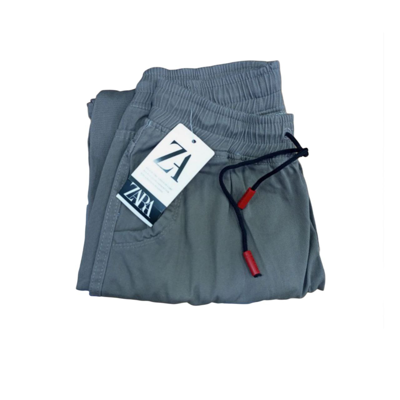 Gray Cargo Jogger Pants