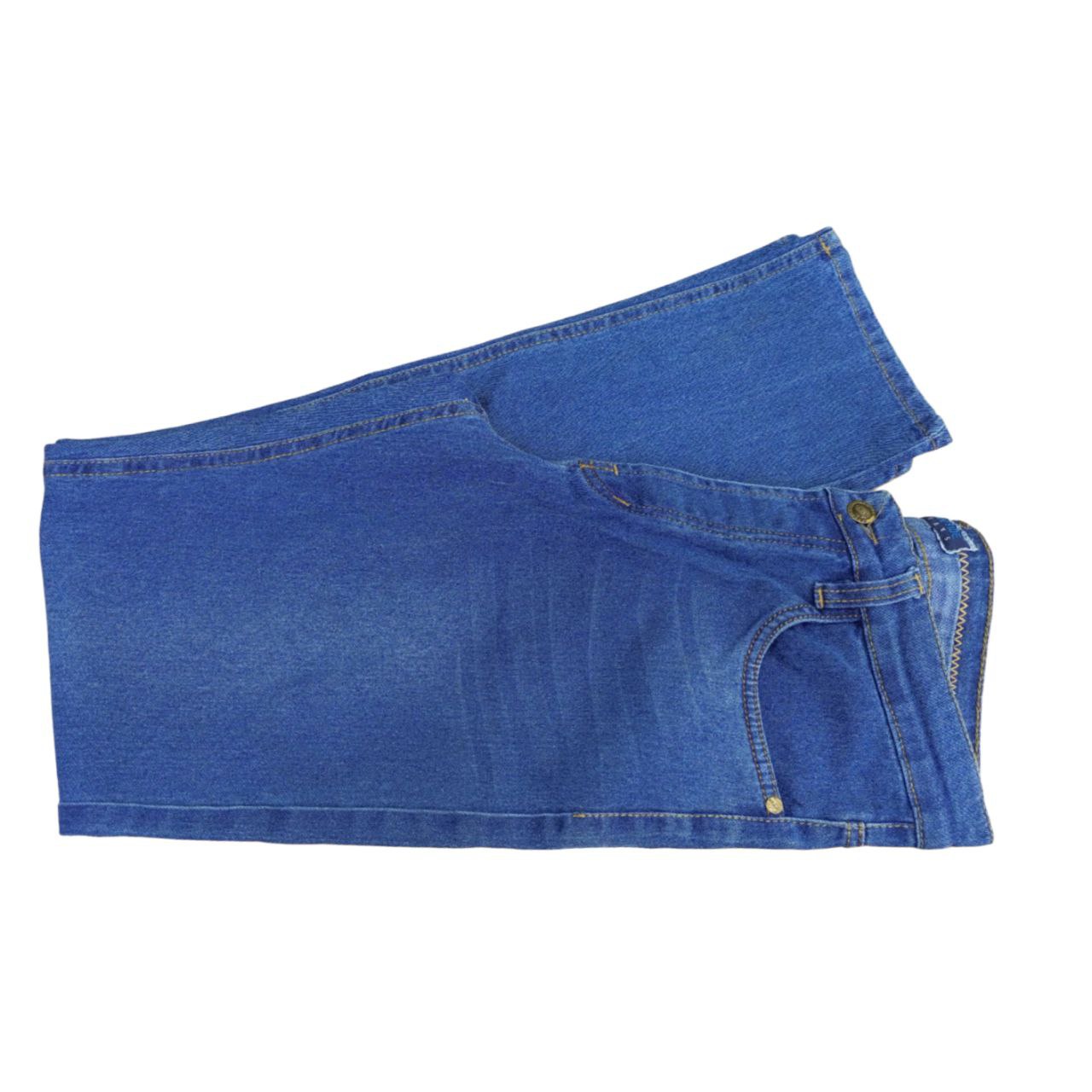 Blue denim jeans