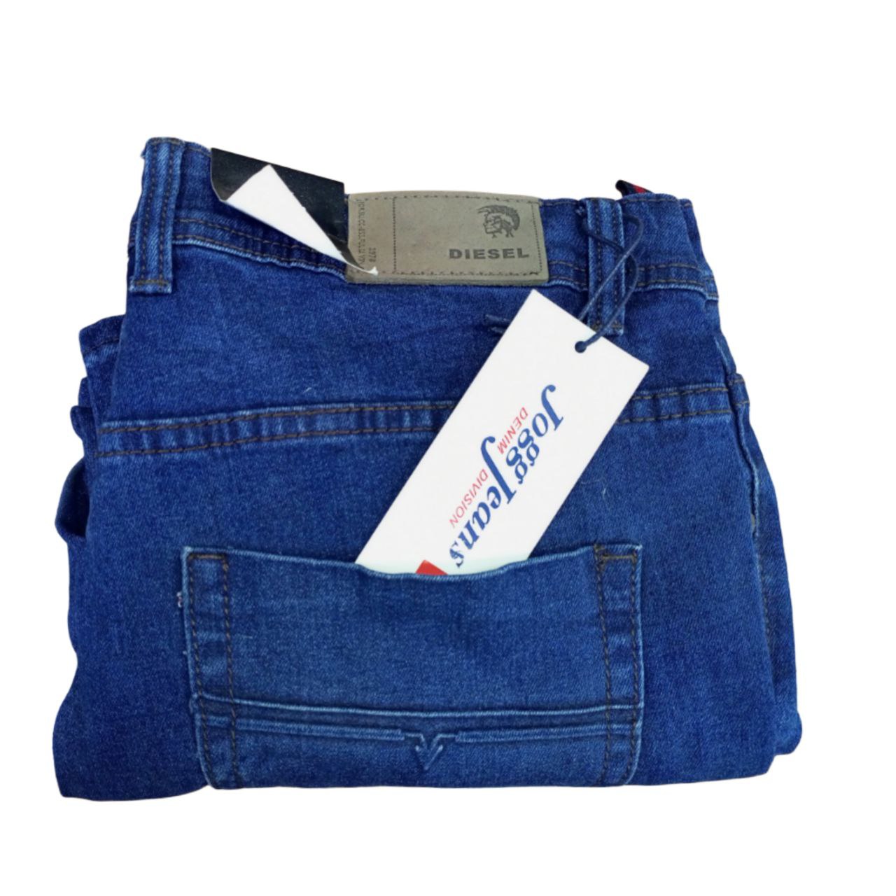 Blue Distressed Denim Jeans