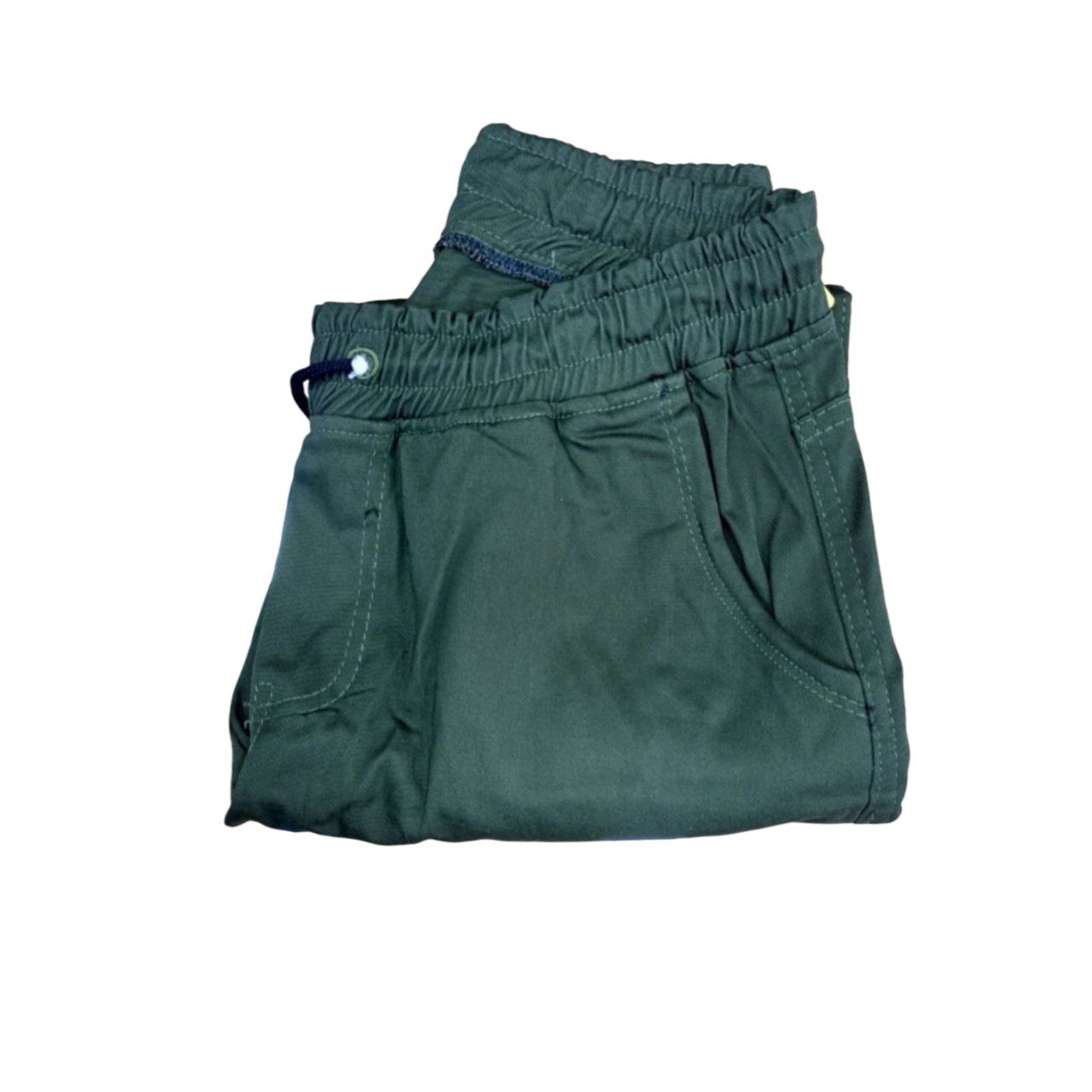 Green Cargo Jogger Pants