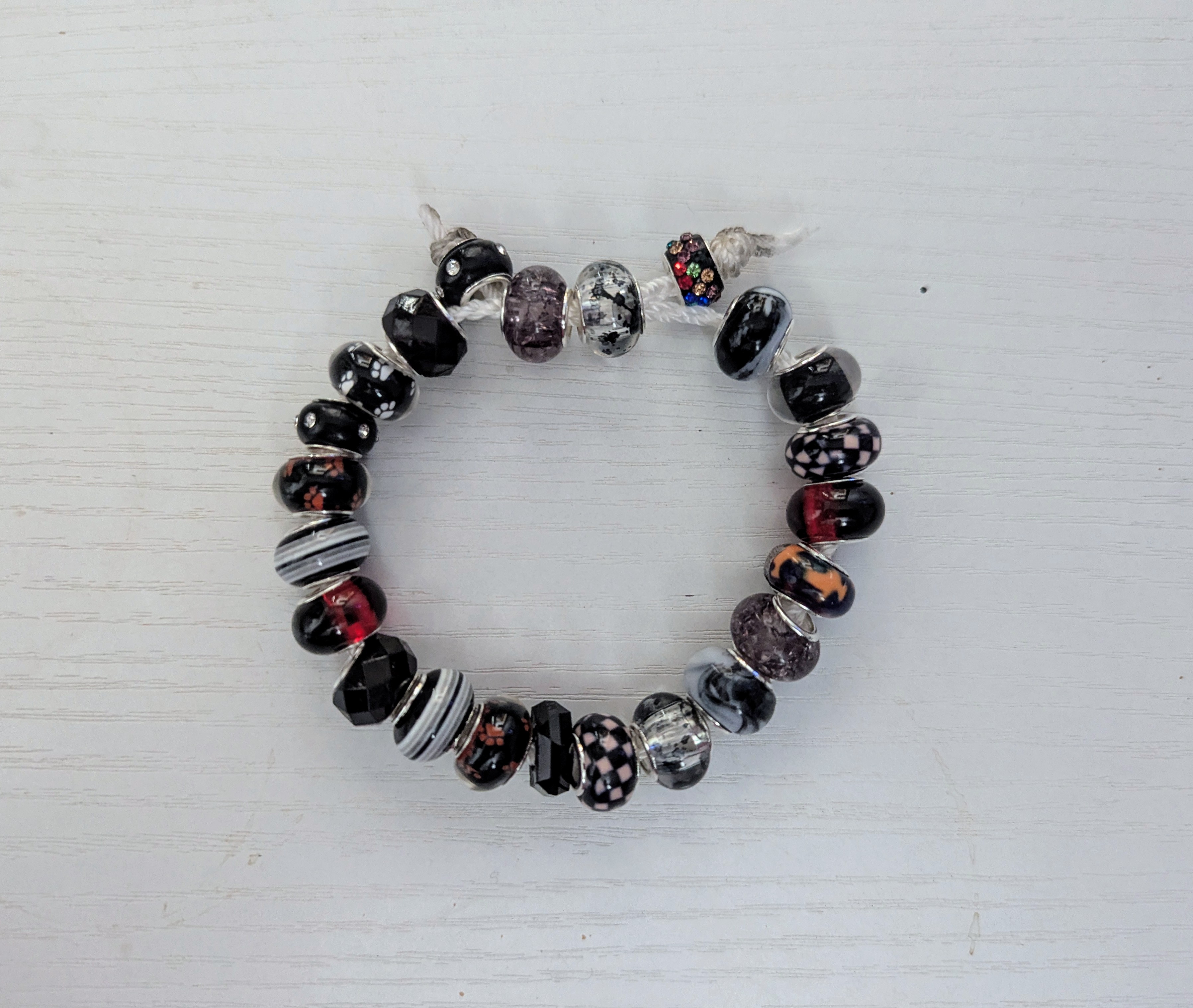 Handcrafted Glass Bead Bracelet