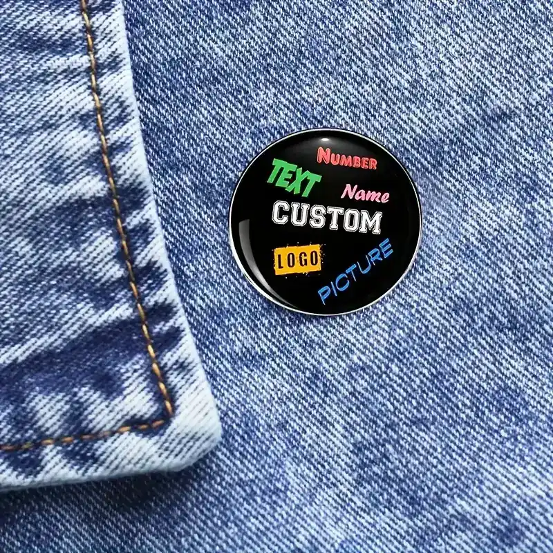 Pines redondos personalizados (100 Uds.)