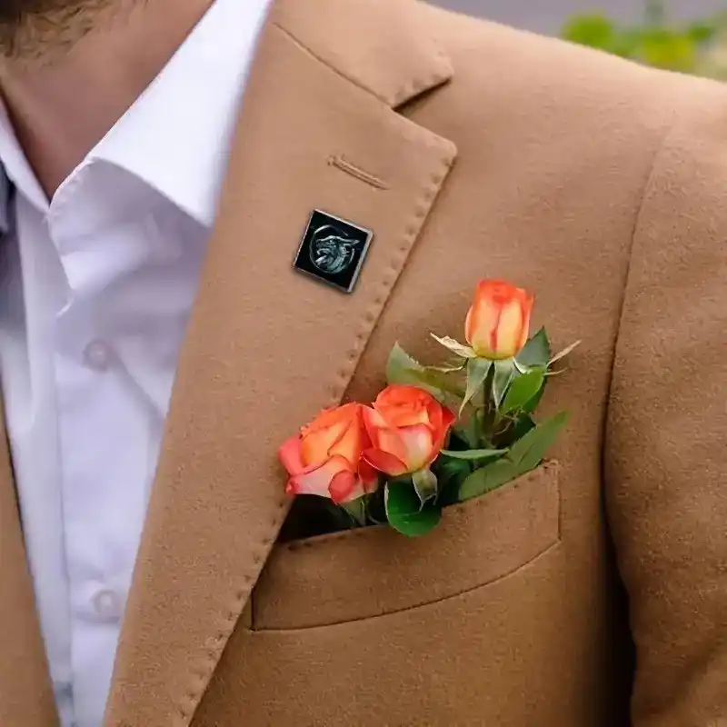 Pines metálicos cuadrados (100 Uds.)