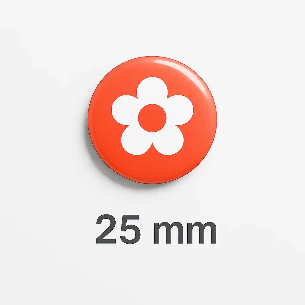 Chapas con imán personalizables (100 Uds.)