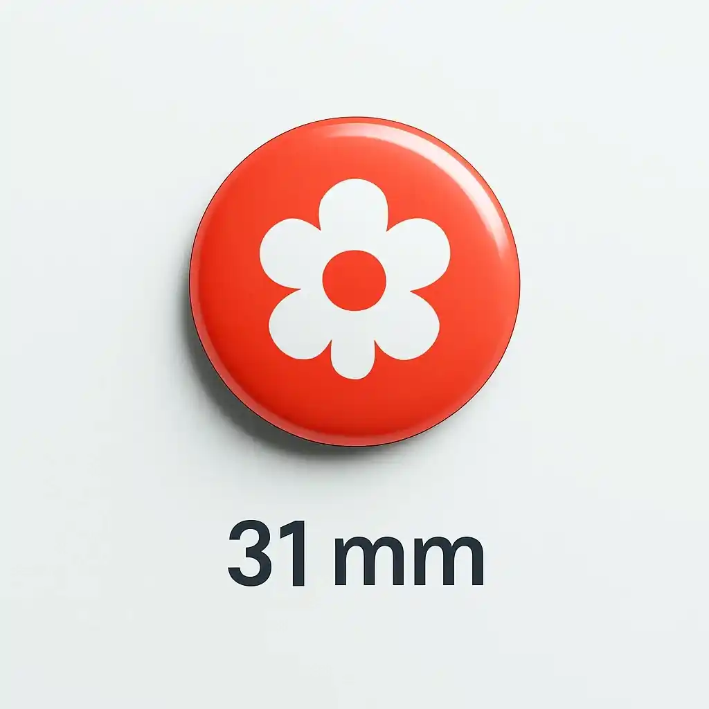 Chapas personalizadas con alfiler (100 Uds.)