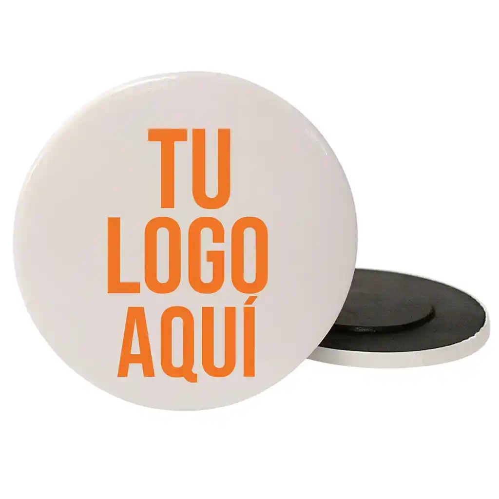 Chapas con imán personalizables (100 Uds.)