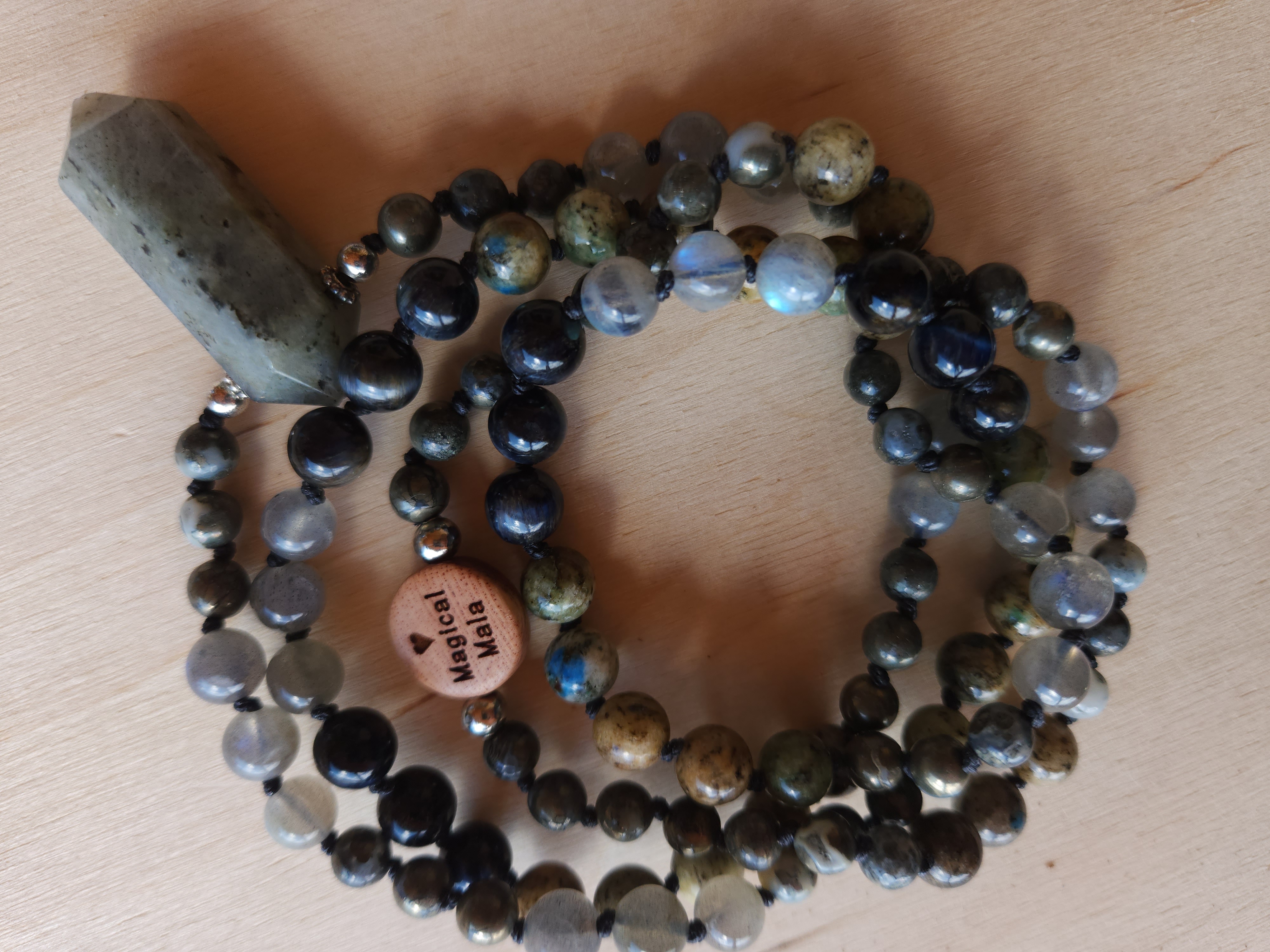 Shadow Walker Magical Mala – 108 Beads for Grounding, Intuition & Inner Strength