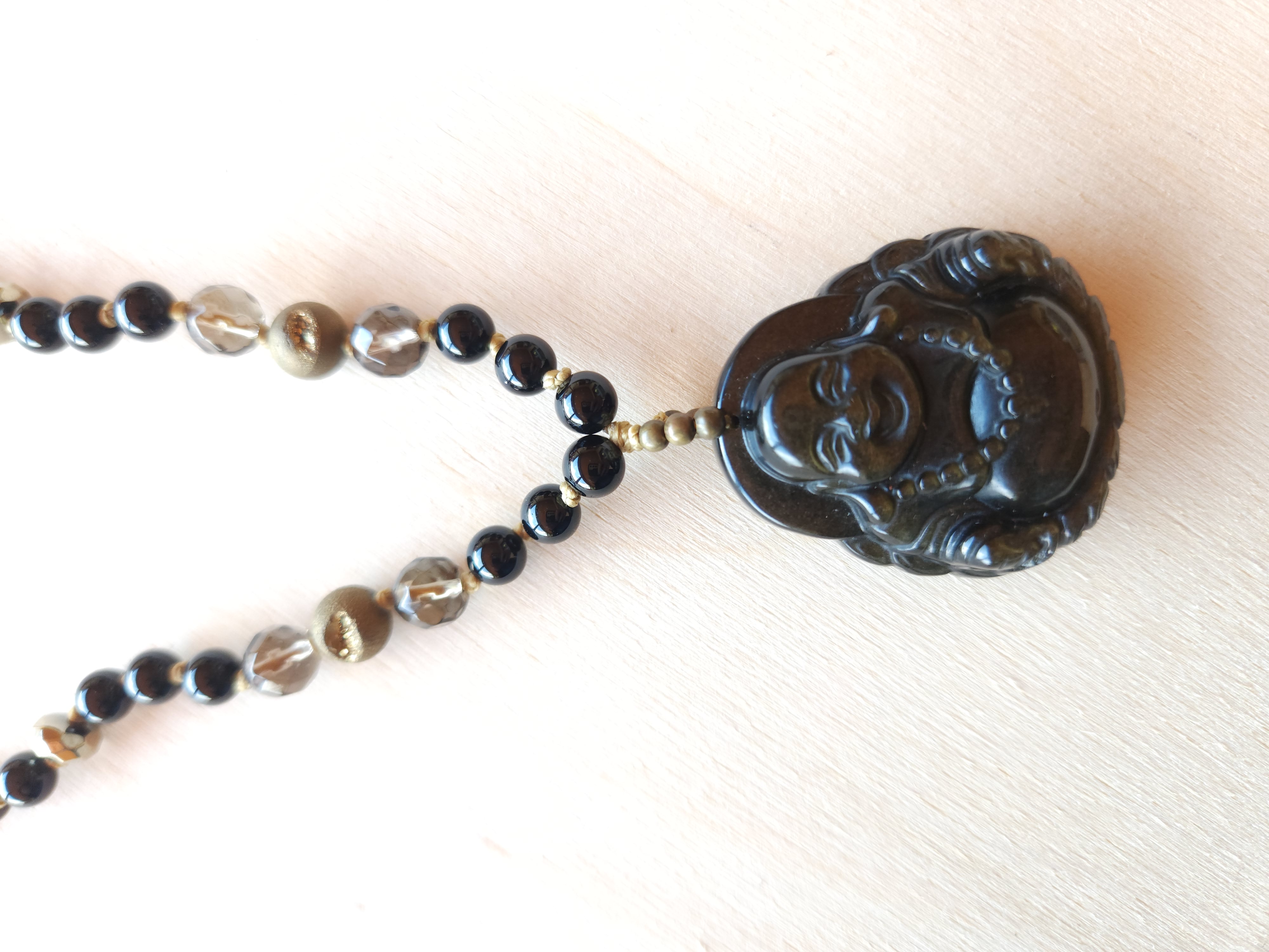 Obsidian Eclipse Magical Mala – 108 Beads of Joyful Protection & Grounded Light