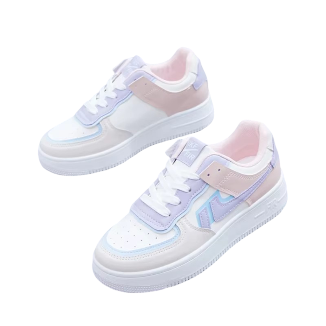 Zentra | Women Pastel Colorblock Sneakers