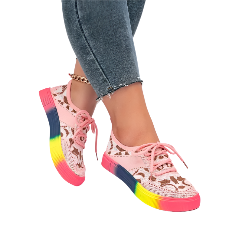 Zentra | Women Rainbow Orthopedic Shoes