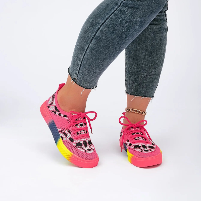 Zentra | Women Rainbow Orthopedic Shoes