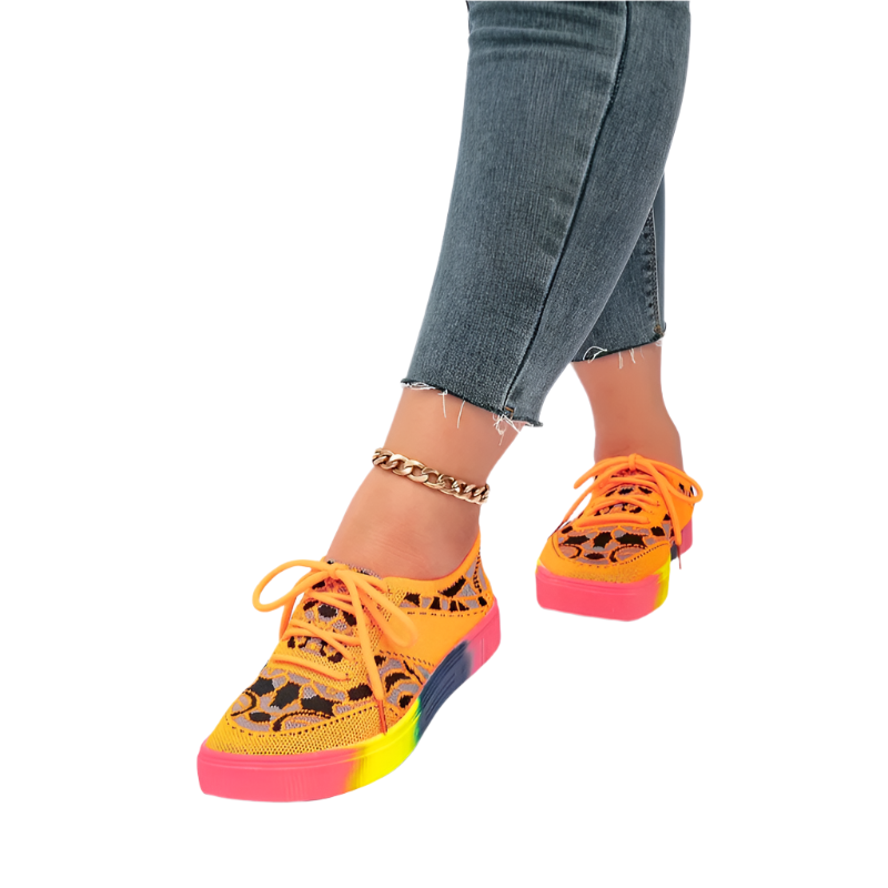 Zentra | Women Rainbow Orthopedic Shoes