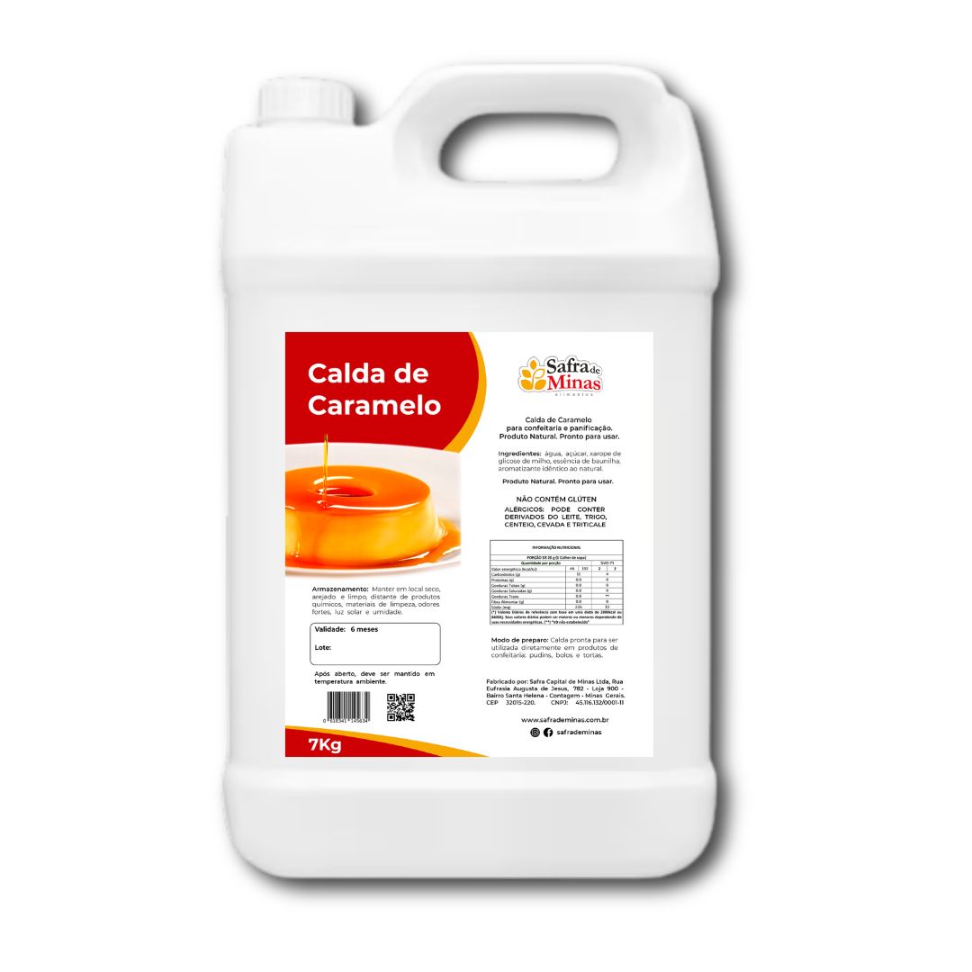 Calda de Caramelo - Safra de Minas - 2,5 kg