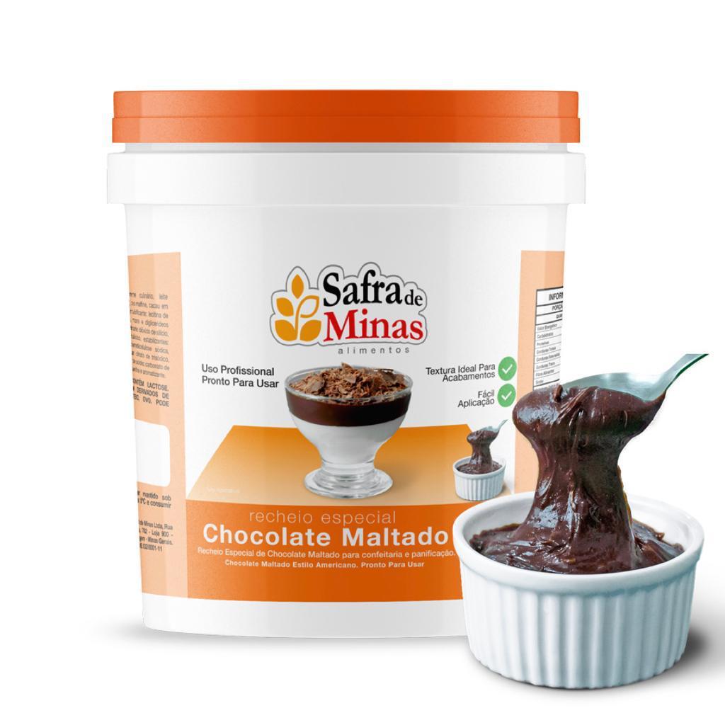 Recheio Especial - Chocolate Maltado - Safra de Minas - 1,0 kg