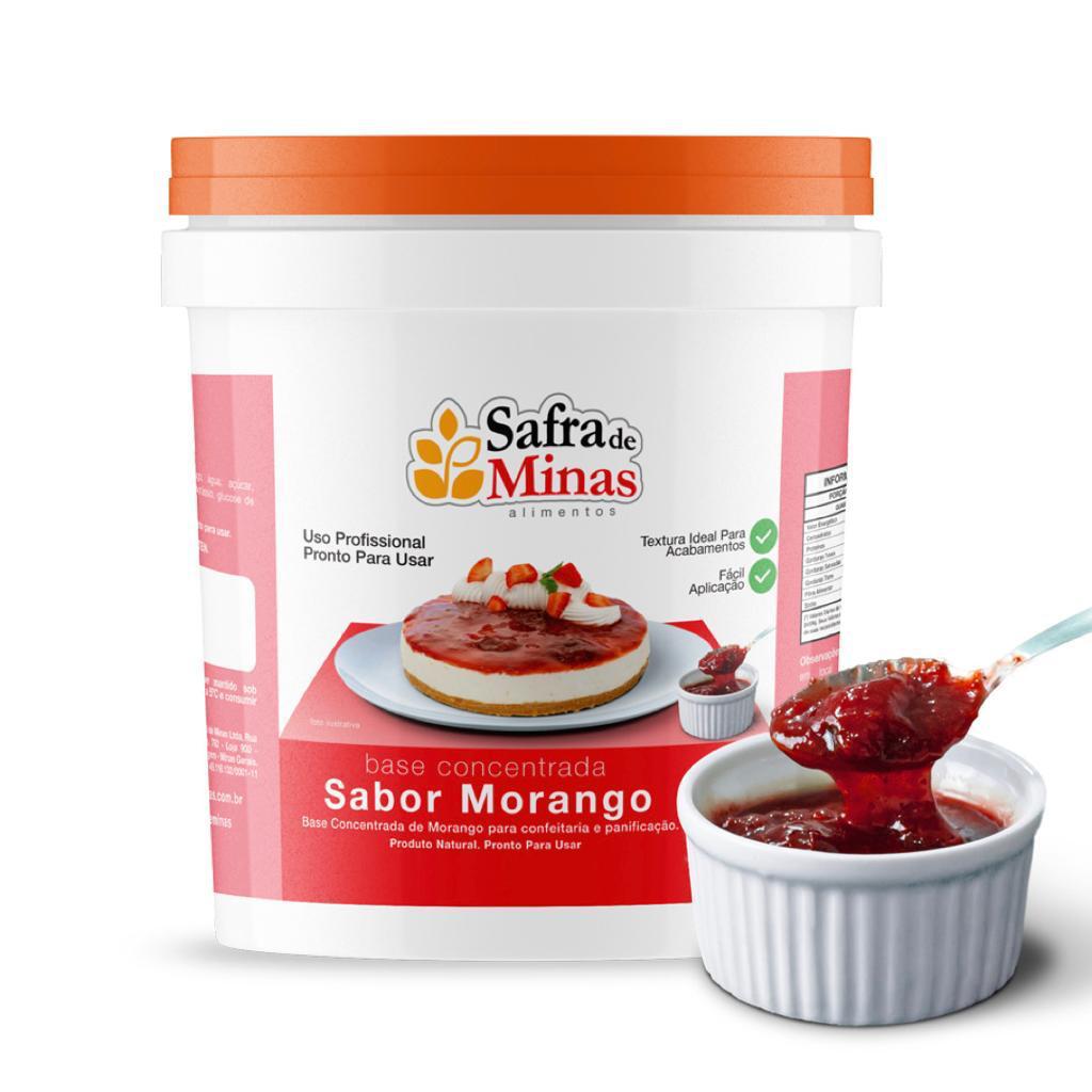Recheio Especial - Morango - Safra de Minas - 1,0 kg