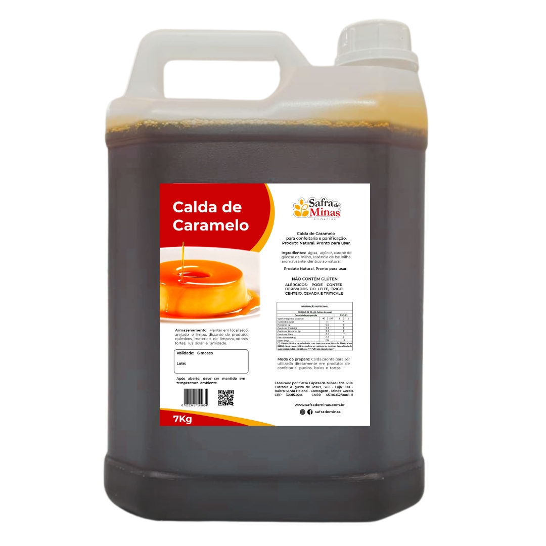Calda de Caramelo - Safra de Minas - 7,0 kg