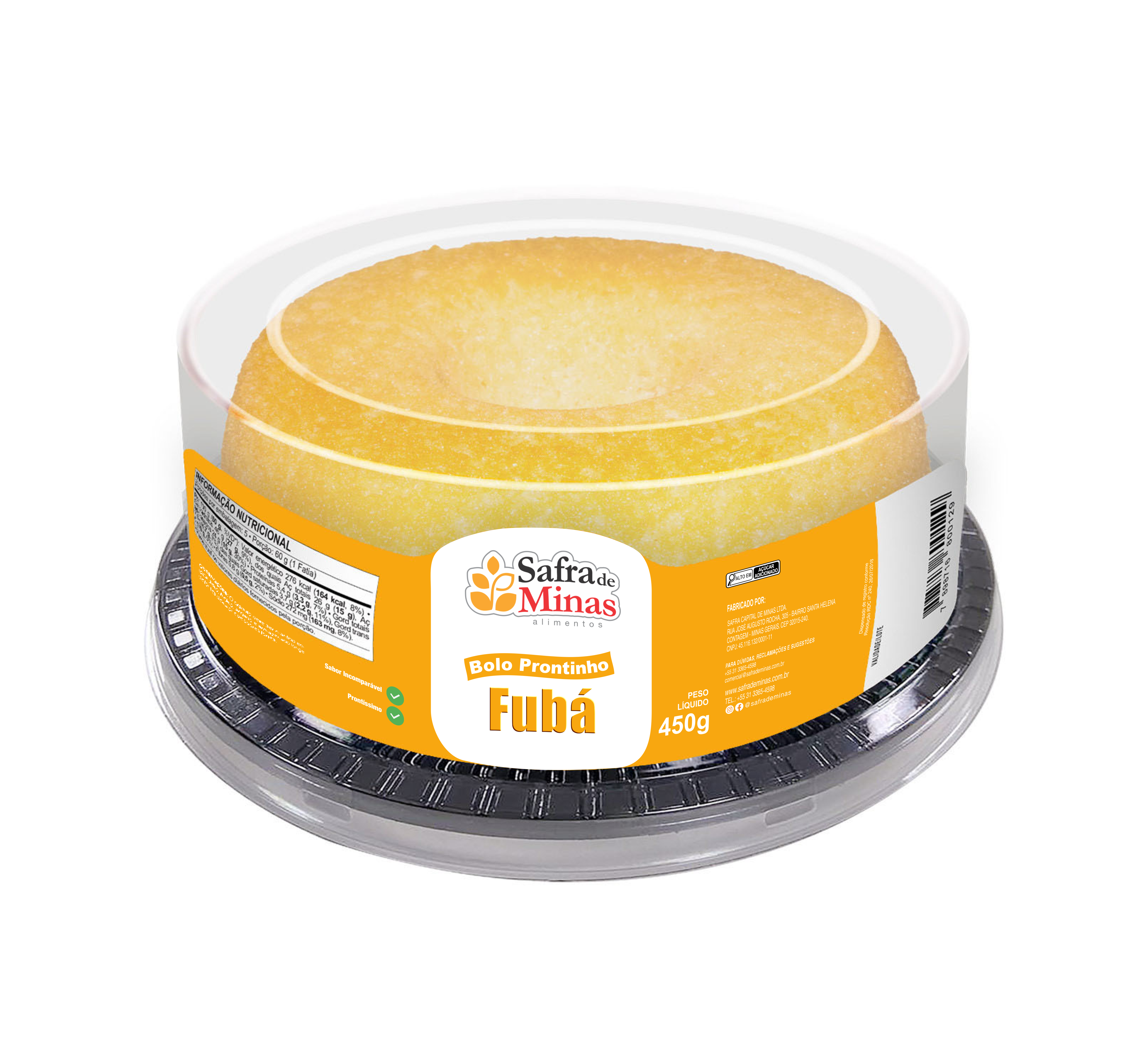 Bolo Prontinho de Fubá 6 x 450 g