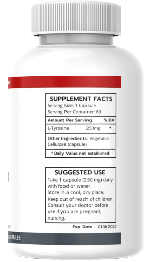 L-Tyrosine – Mental Energy & Focus Support