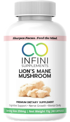 Lion’s Mane Mushroom – Cognitive Health & Nerve Support
