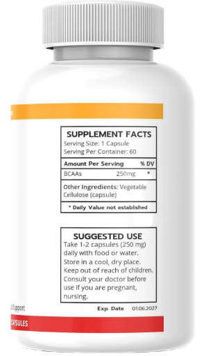 Branched-Chain Amino Acids (BCAAs) – Muscle Recovery & Endurance Support