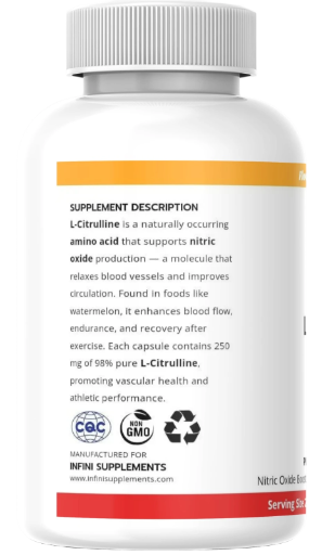 L-Citrulline – Endurance & Blood Flow Booster