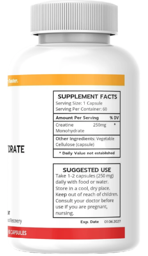 Creatine Monohydrate – Strength, Power & Recovery