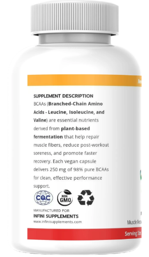 Branched-Chain Amino Acids (BCAAs) – Muscle Recovery & Endurance Support
