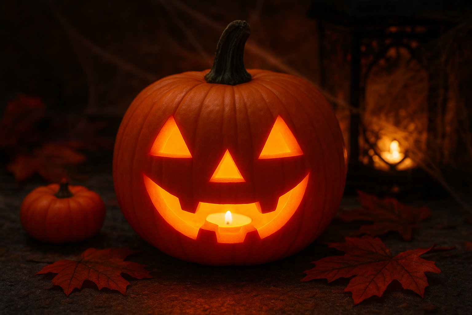 Carved Halloween Pumpkin