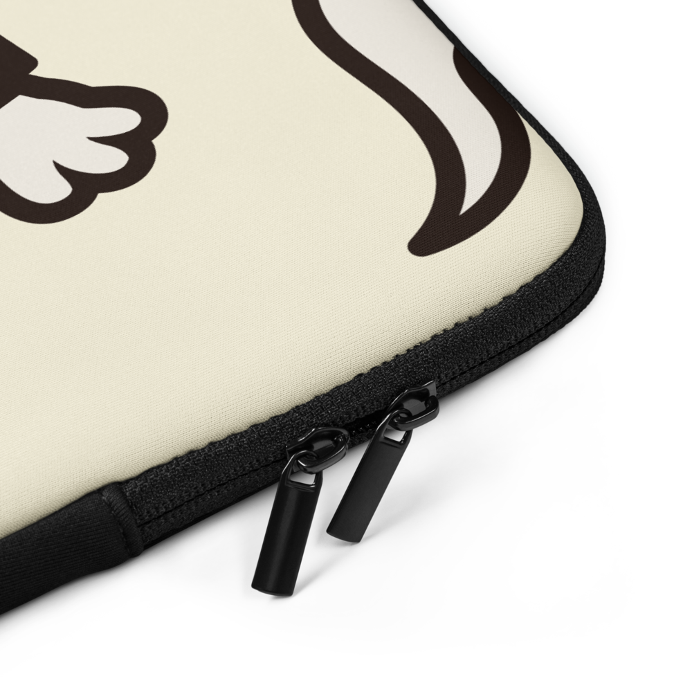 Roller Skating Ghost Laptop Sleeve