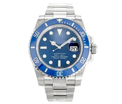 Reloj a Pila Estilo Submariner Blue 40mm en Acero Inoxidable 316L Réplica Visual 1 a 1