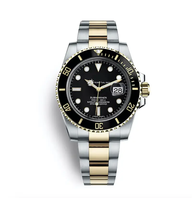 Reloj Automático 40mm – Estilo Submariner con Bisel Cerámico y Resistencia al Agua