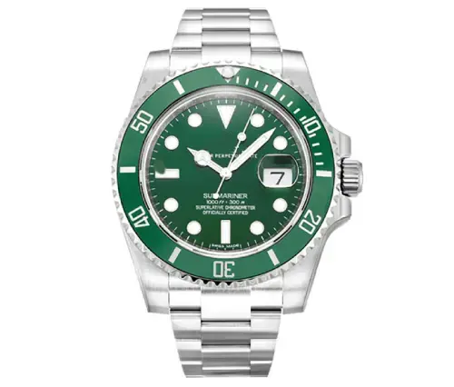 Reloj a Pila Estilo Submariner hulk 40mm en Acero Inoxidable 316L Réplica Visual 1 a 1