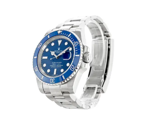 Reloj a Pila Estilo Submariner Blue 40mm en Acero Inoxidable 316L Réplica Visual 1 a 1