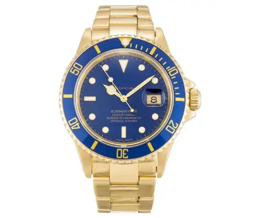 Reloj a Pila Estilo Submariner Gold 40mm en Acero Inoxidable 316L Réplica Visual 1 a 1