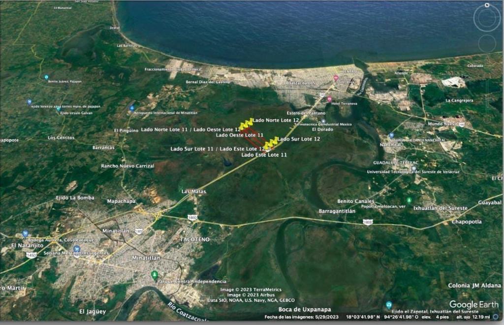 Terrenos de 200 hectáreas en Veracruz