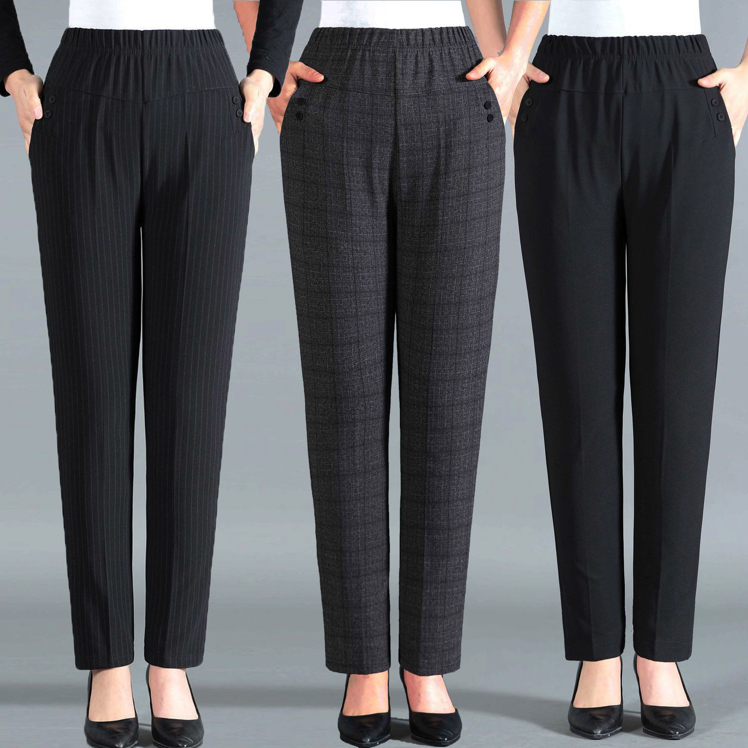 Women's Classic Straight-Leg Pants 