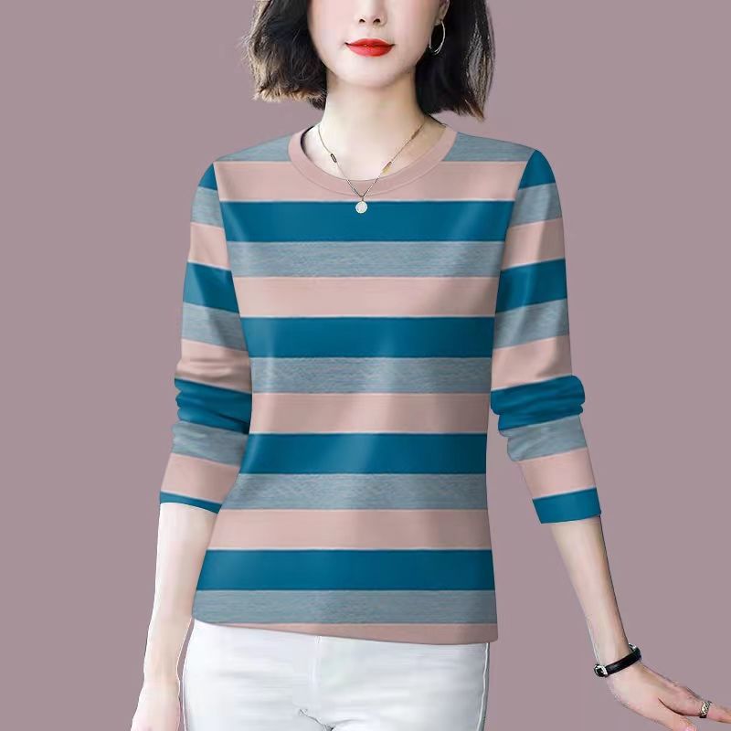 Yellow and Grey Striped Sweater