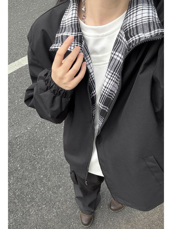 Light Blue Zip-Up Jacket