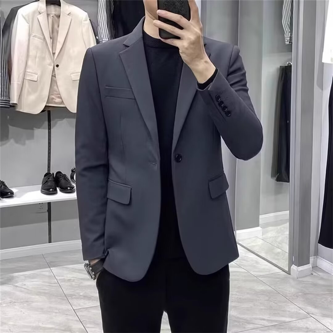 Men's Grey Suit Jacket
