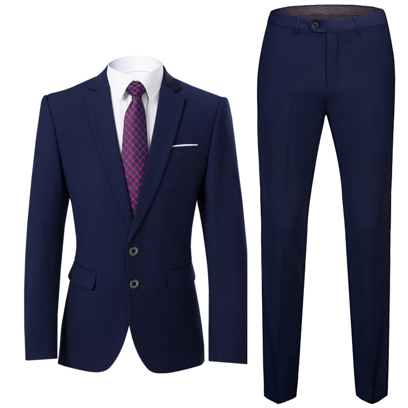 Men's Classic Grey Suit (2 PCS)