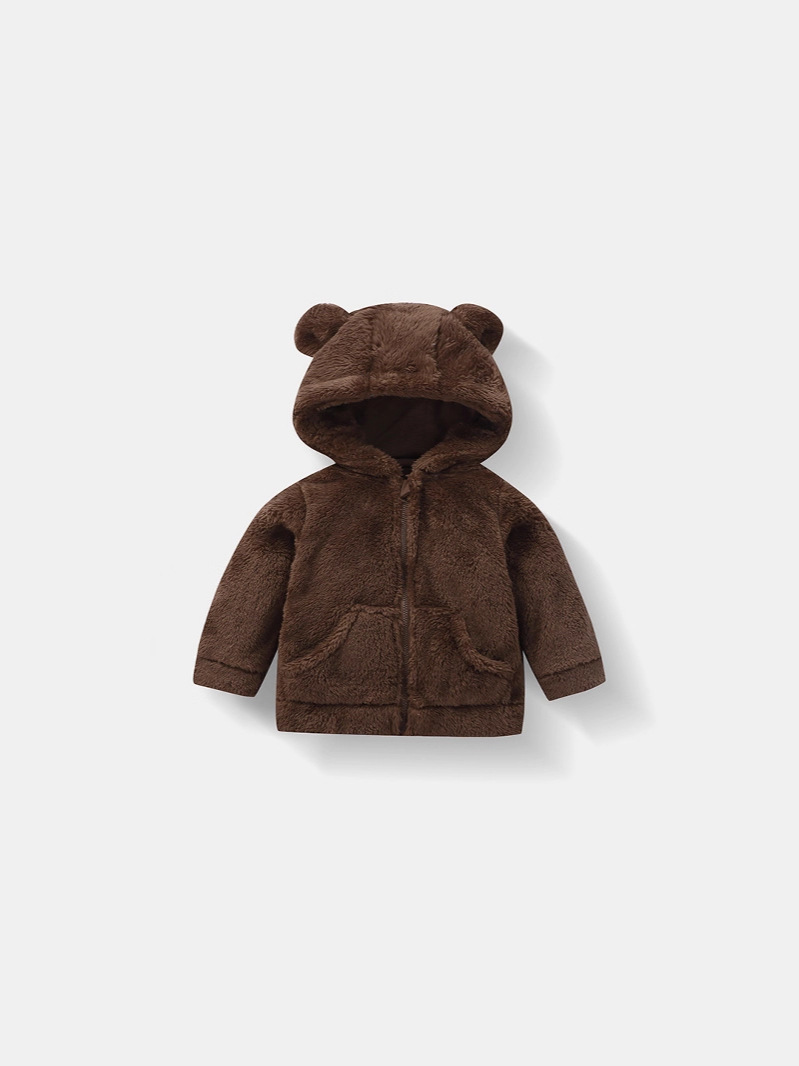 Kids’ Fuzzy Bear Hoodie