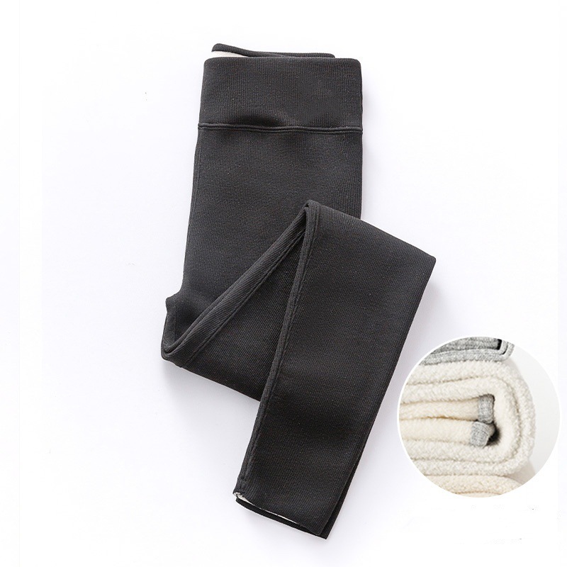 High-waisted ribbed leggings