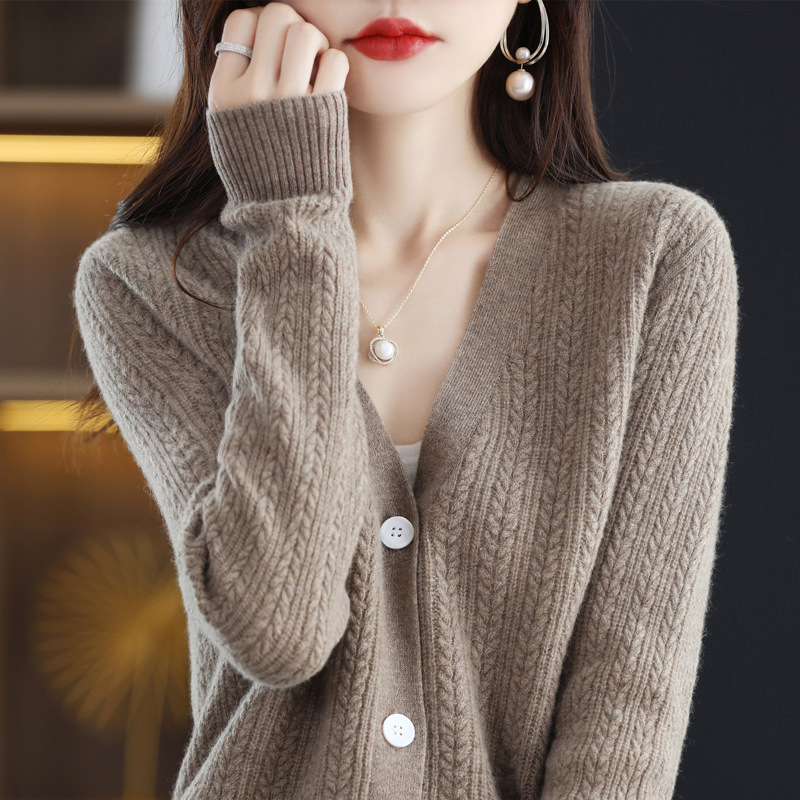 Purple Knit Cardigan
