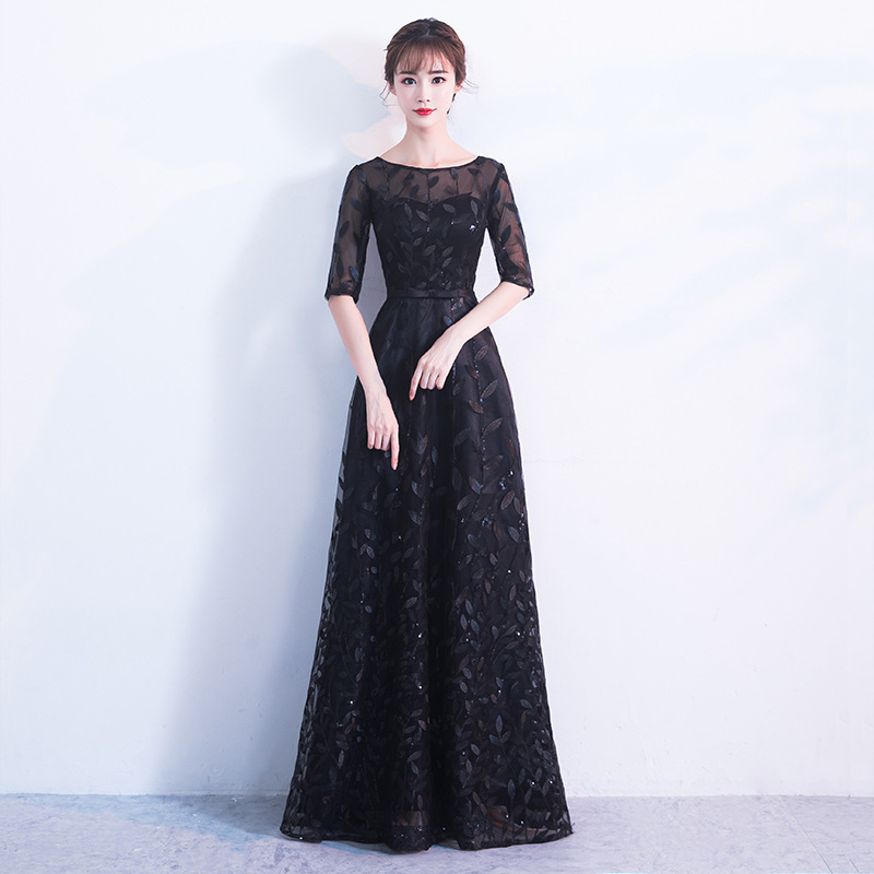 Elegant Silver Evening Gown/School Graduation Dress