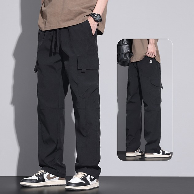 Men's Black Cargo Pants