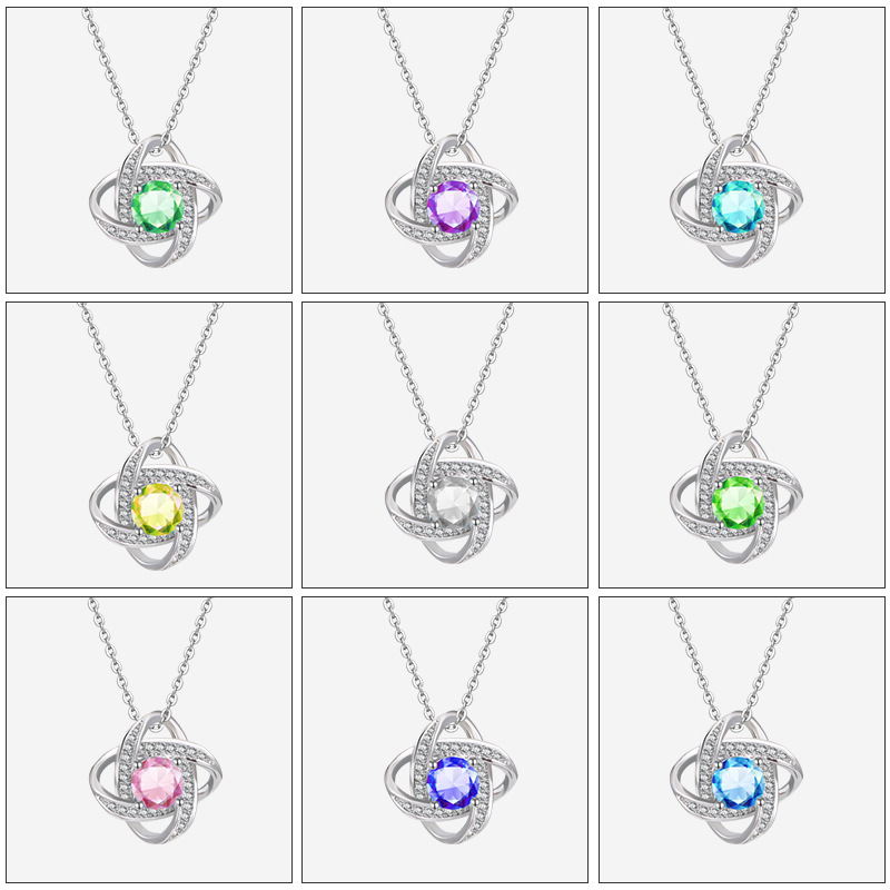 Elegant Gemstone Pendant Necklace Collection
