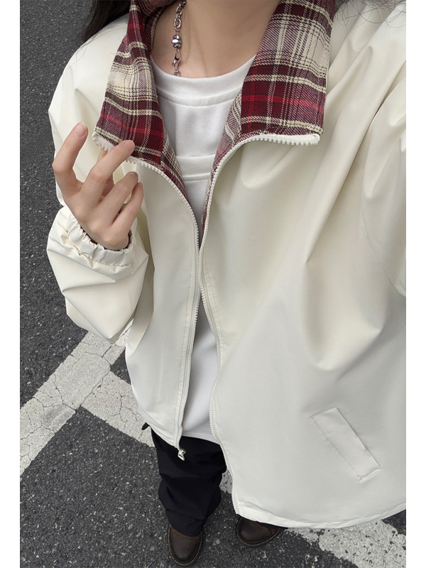 Light Blue Zip-Up Jacket